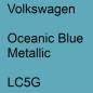 Preview: Volkswagen, Oceanic Blue Metallic, LC5G.